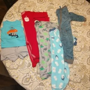 Carter's baby clothes, pajamas,  and sleep sacks